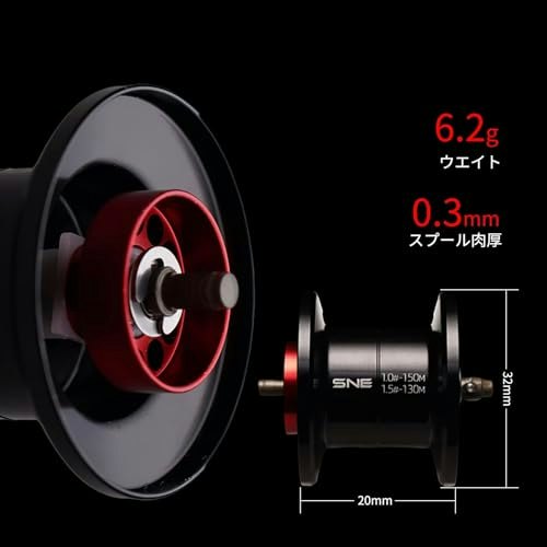 スプール径は使うルアー重量から逆算しよう。小さいほどよいわけではない