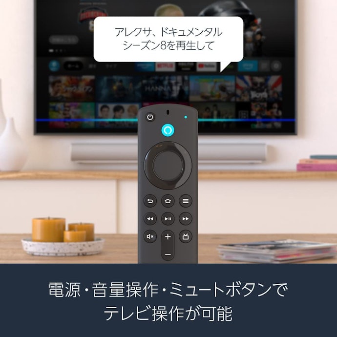 リモコン付きが便利。音声入力できると操作しやすい