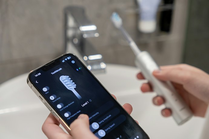 正しく磨けているか不安ならスマホ連携機能がおすすめ