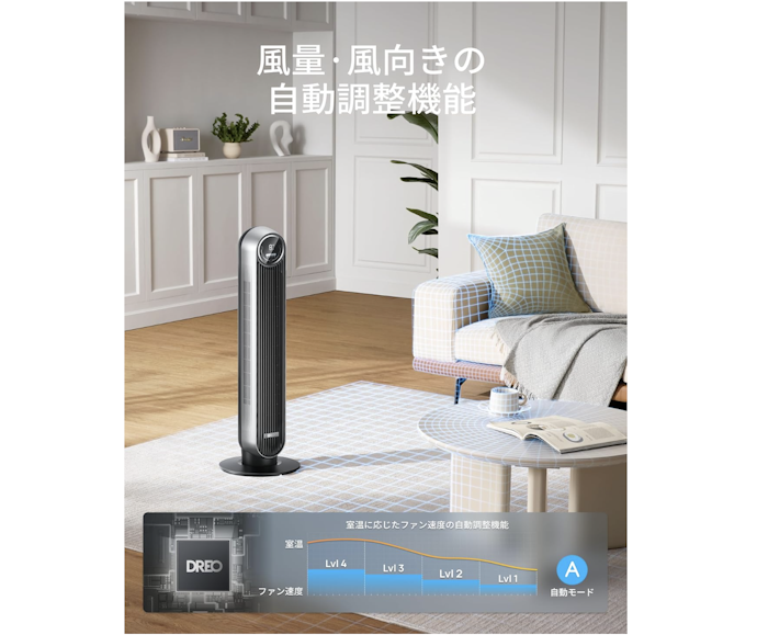 自動で快適な室温を保ちたいなら、温度センサー搭載モデルがおすすめ