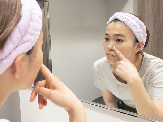 【トラブルに対する口コミ】ニキビができたり、乾燥で毛穴が目立ったりする