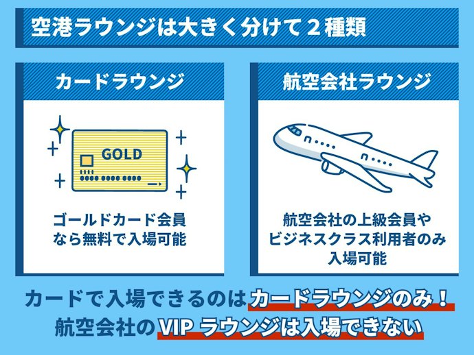 VIP待遇を受けたいなら、航空会社のラウンジを利用できるカードを選ぼう