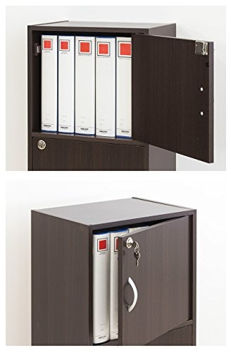 目隠しやホコリ対策には扉付きをチョイス。貴重品にはカギ付きを
