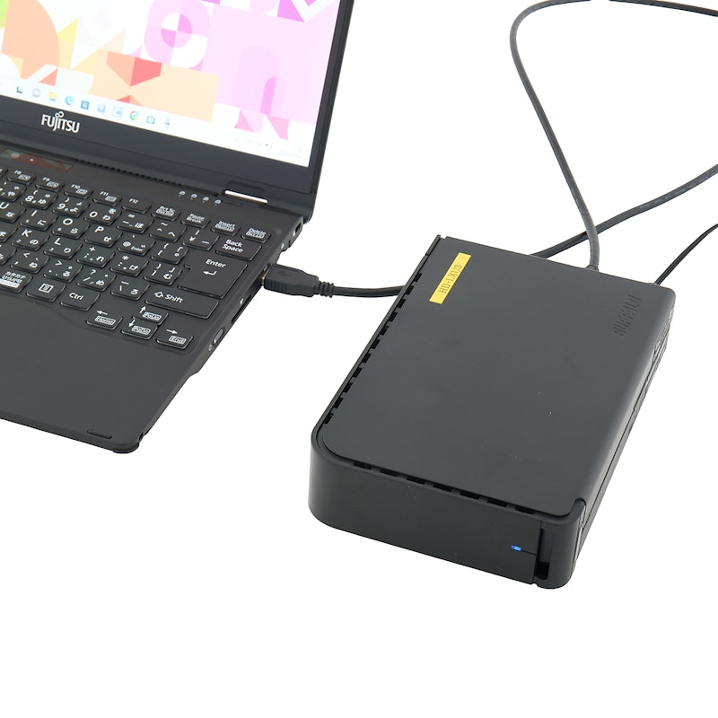 外付けハードディスク・ドライブ BUFFALO USB HDD 4TB HD-LX4.0U3D HD-LX4.0U3D 外付けHDD ブラック [4TB /据え置き型] BUFFALO