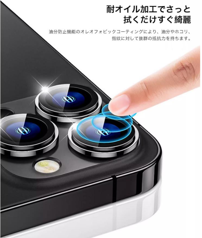 反射防止加工や撥油・防汚加工を施したカメラカバーがおすすめ