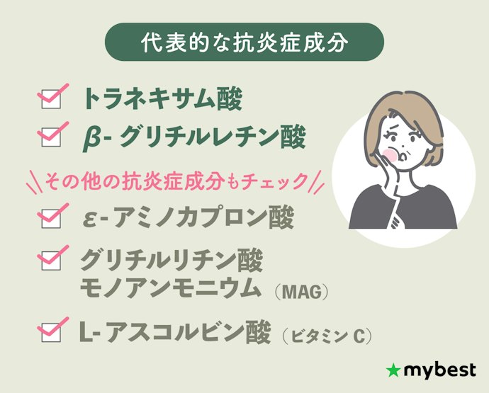 歯茎の腫れや出血が気になる人には抗炎症成分配合がおすすめ