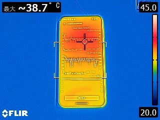 使用中の発熱が気になりにくい
